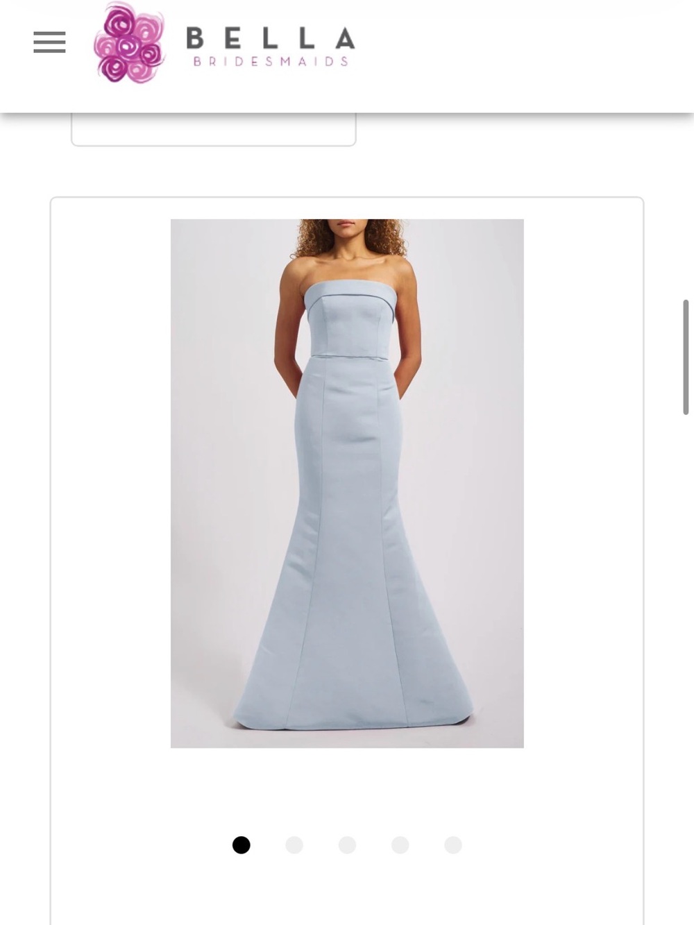 Ice Blue Jaylin Bridesmaid Dress